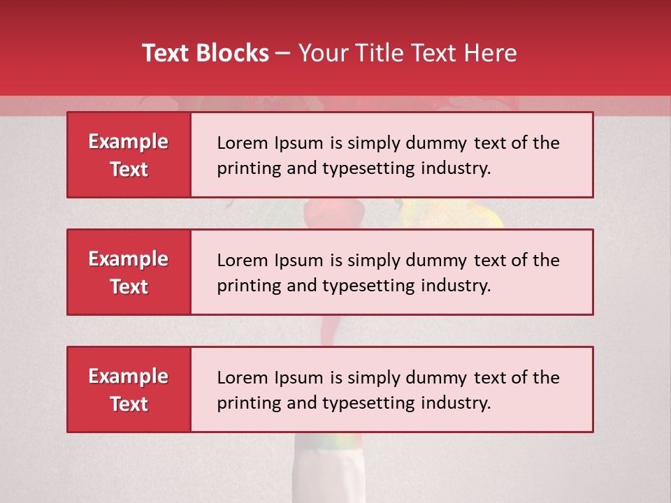 Dye Paint Tube PowerPoint Template