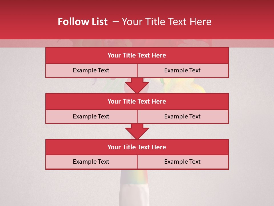 Dye Paint Tube PowerPoint Template