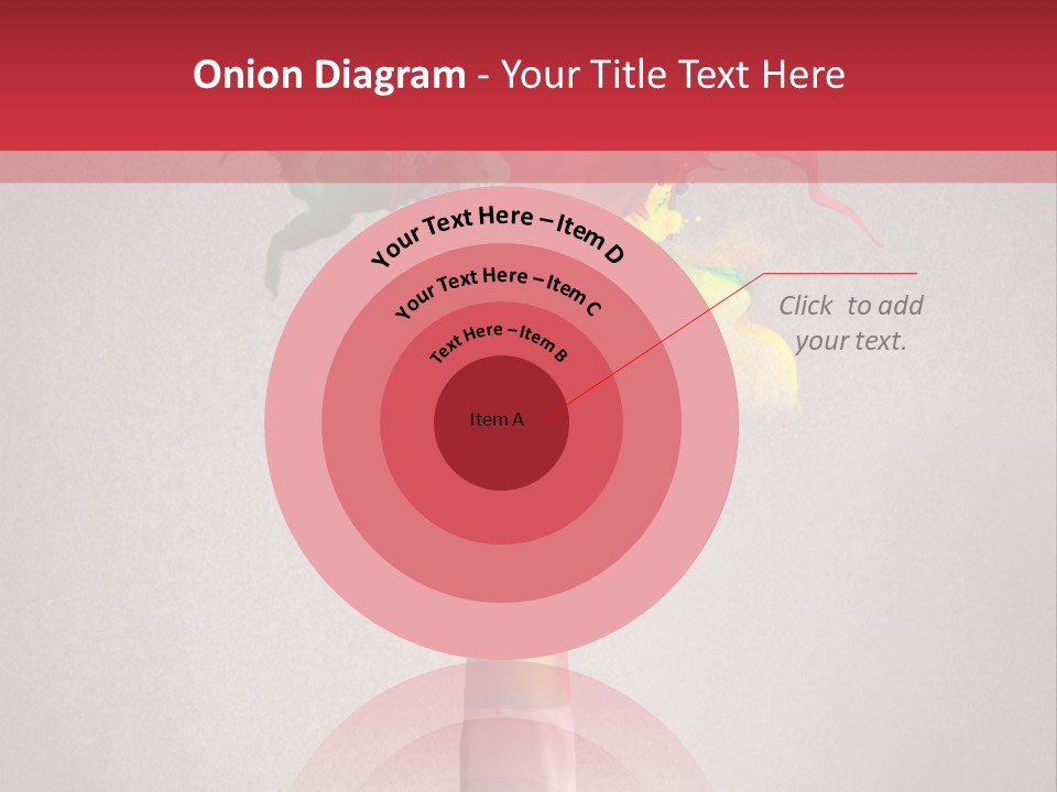 Dye Paint Tube PowerPoint Template