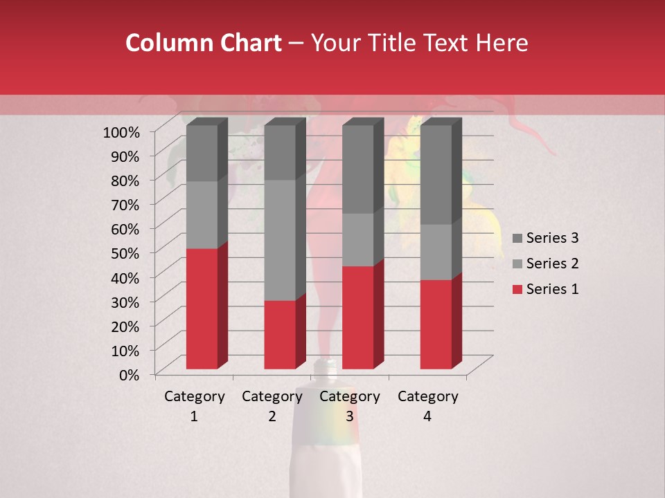 Dye Paint Tube PowerPoint Template