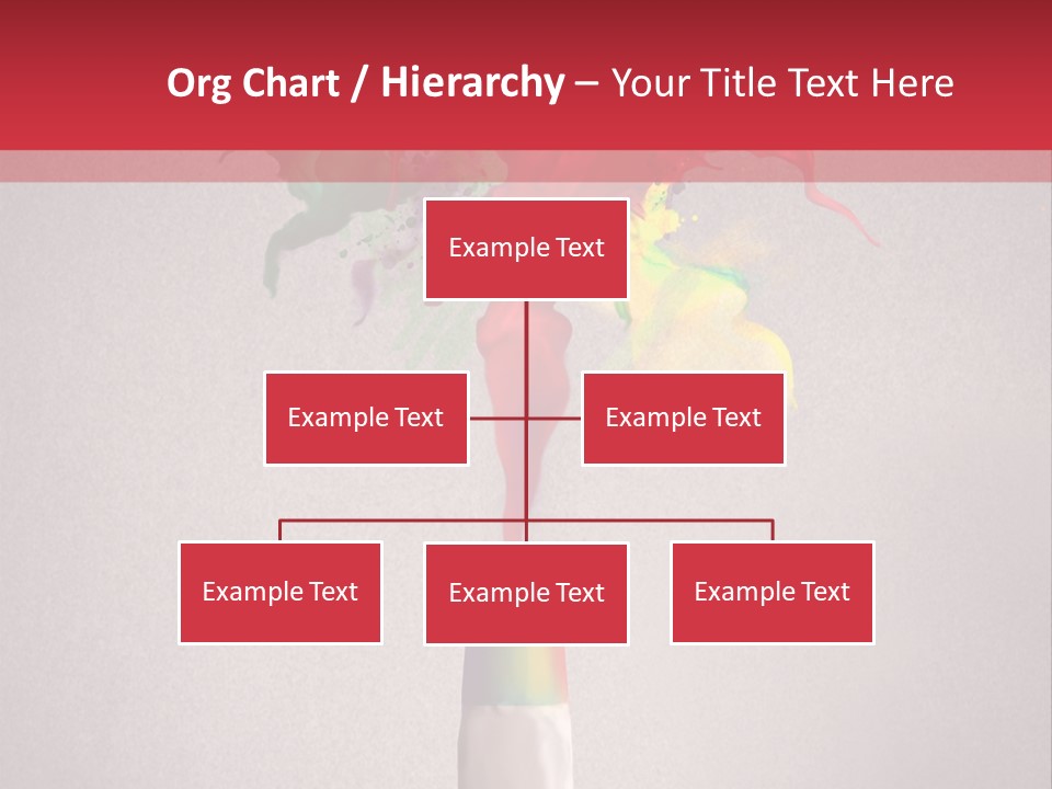 Dye Paint Tube PowerPoint Template