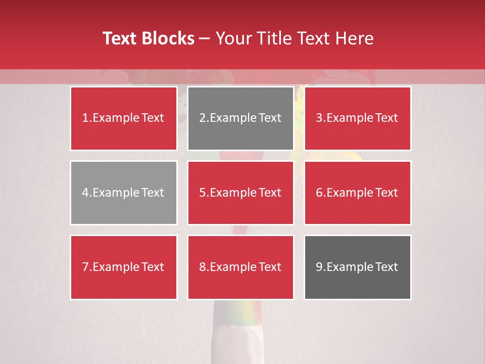 Dye Paint Tube PowerPoint Template