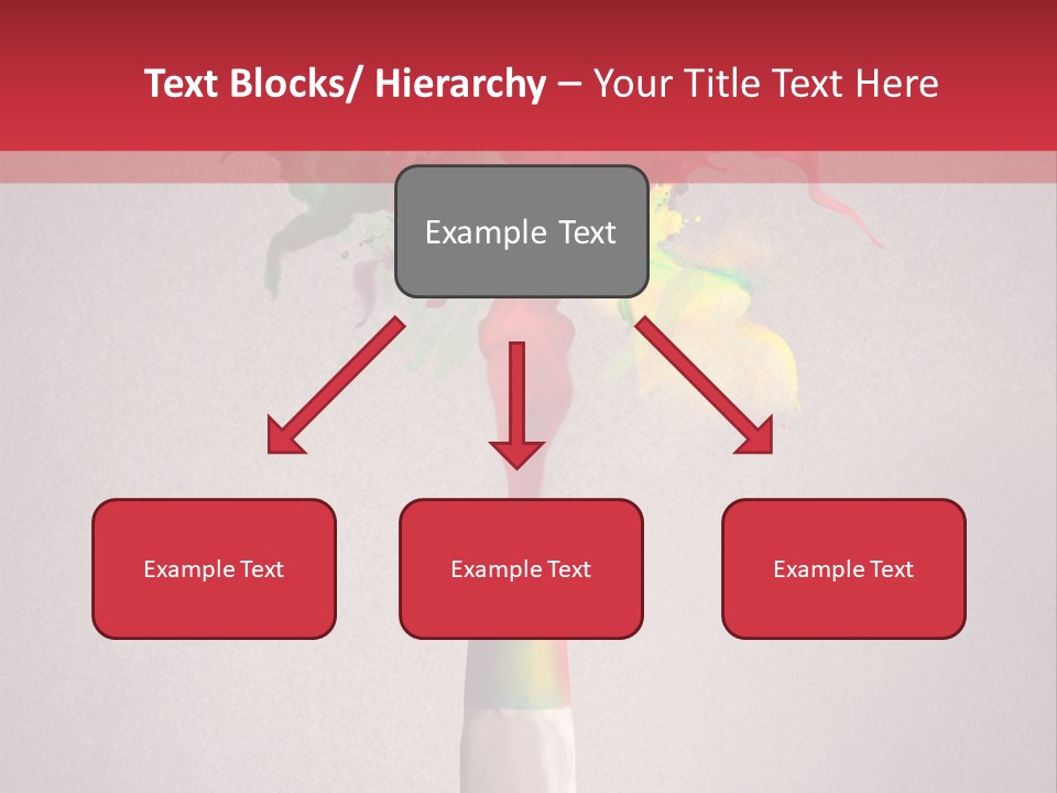 Dye Paint Tube PowerPoint Template