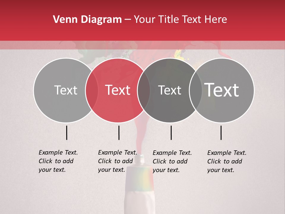 Dye Paint Tube PowerPoint Template