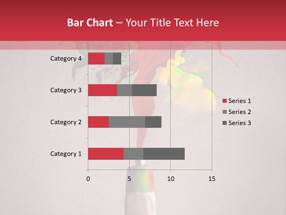 Dye Paint Tube PowerPoint Template