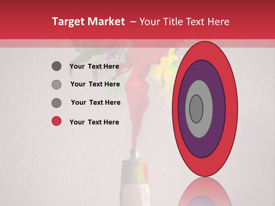 Dye Paint Tube PowerPoint Template