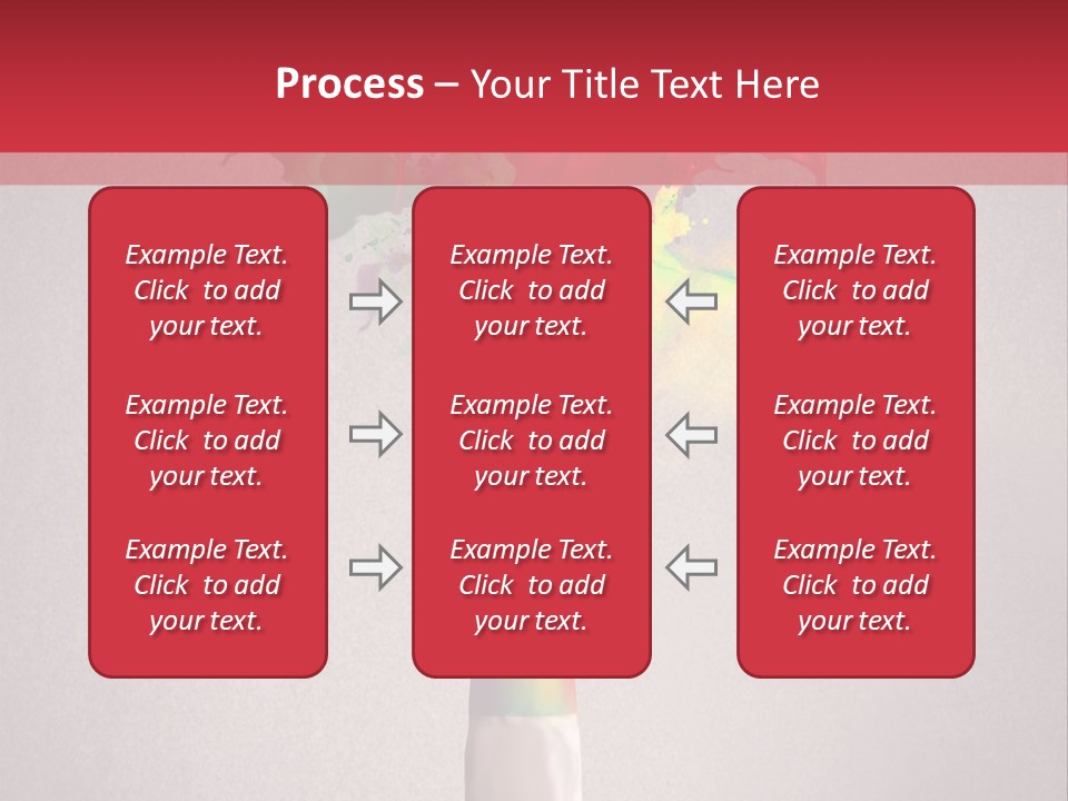 Dye Paint Tube PowerPoint Template