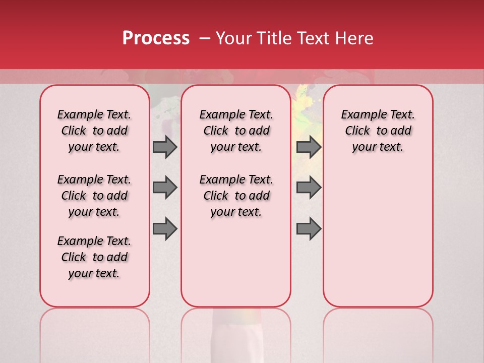 Dye Paint Tube PowerPoint Template