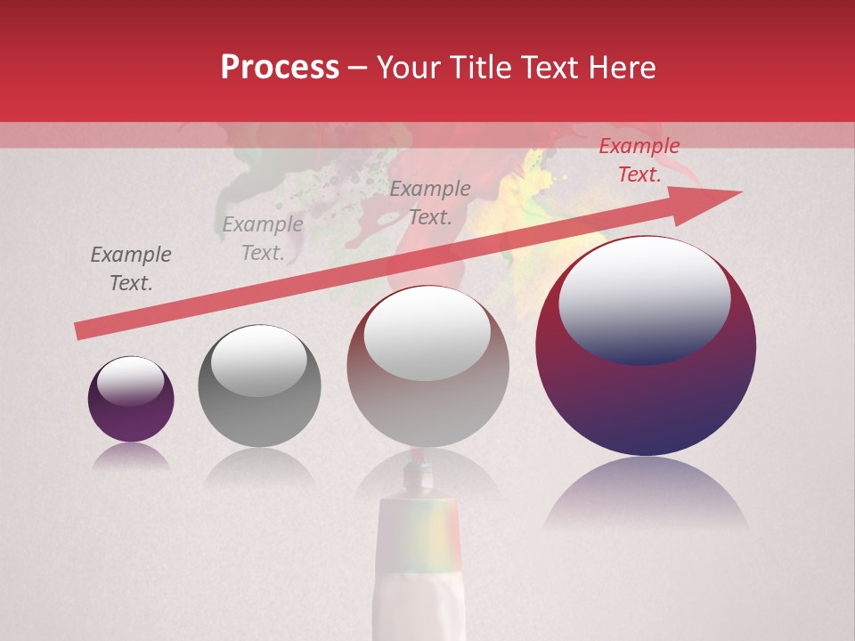 Dye Paint Tube PowerPoint Template