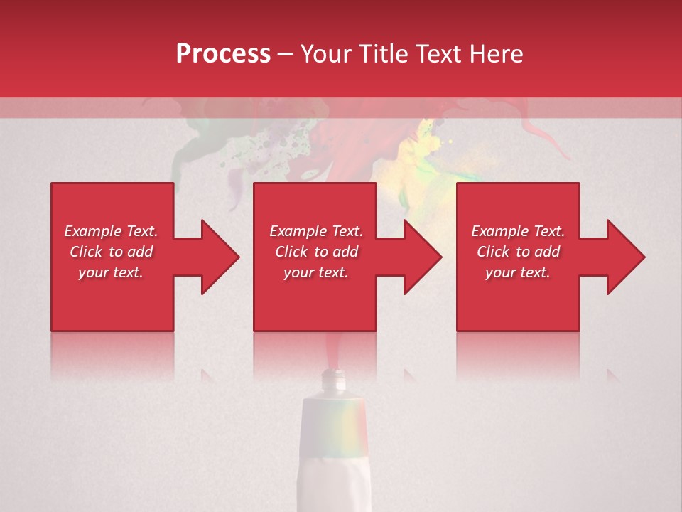 Dye Paint Tube PowerPoint Template