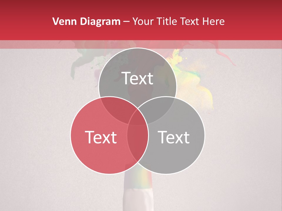 Dye Paint Tube PowerPoint Template