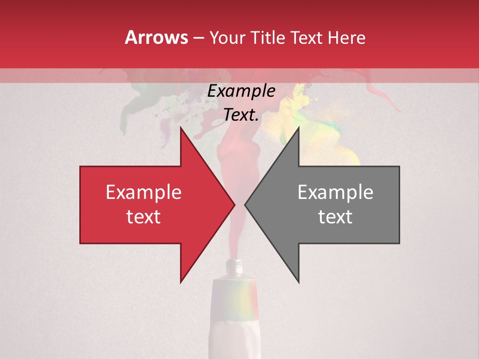 Dye Paint Tube PowerPoint Template