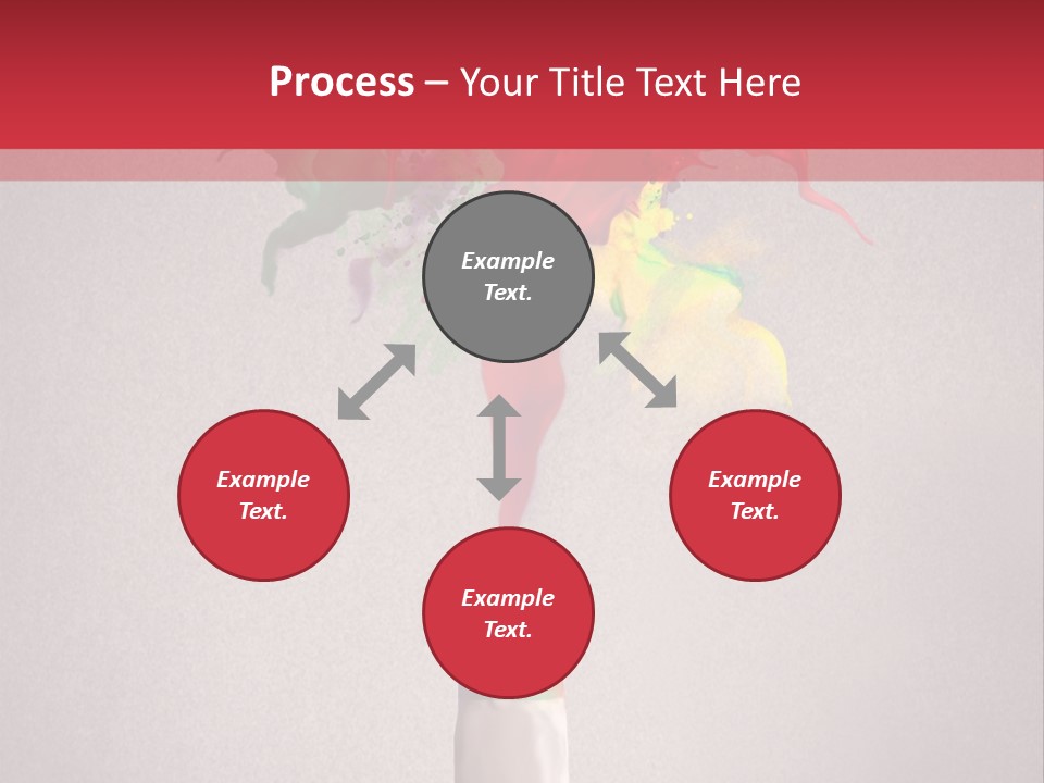 Dye Paint Tube PowerPoint Template