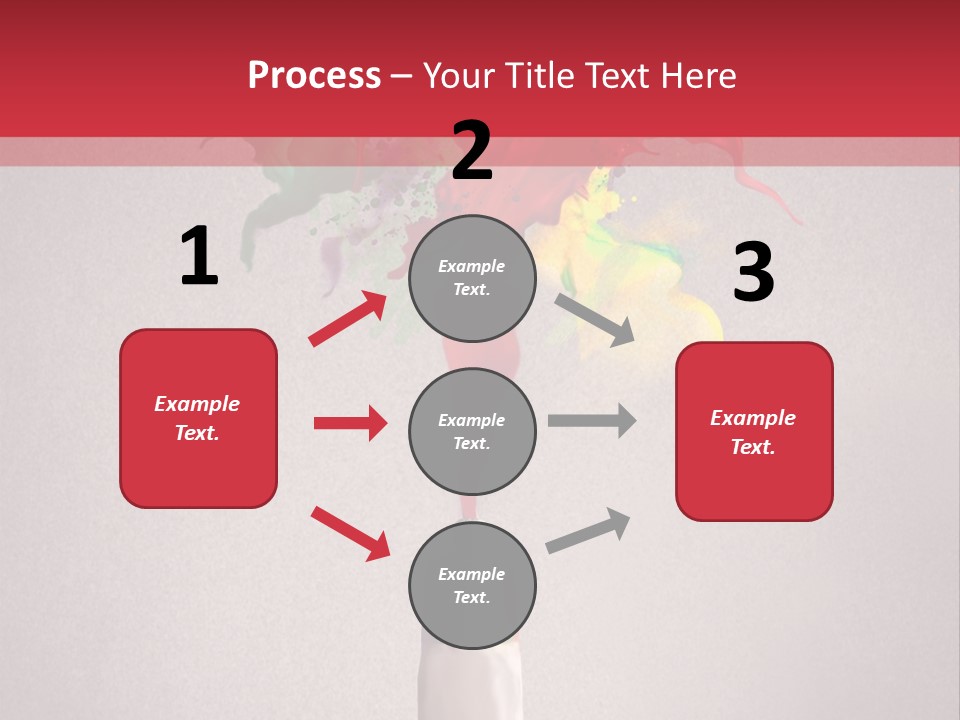 Dye Paint Tube PowerPoint Template