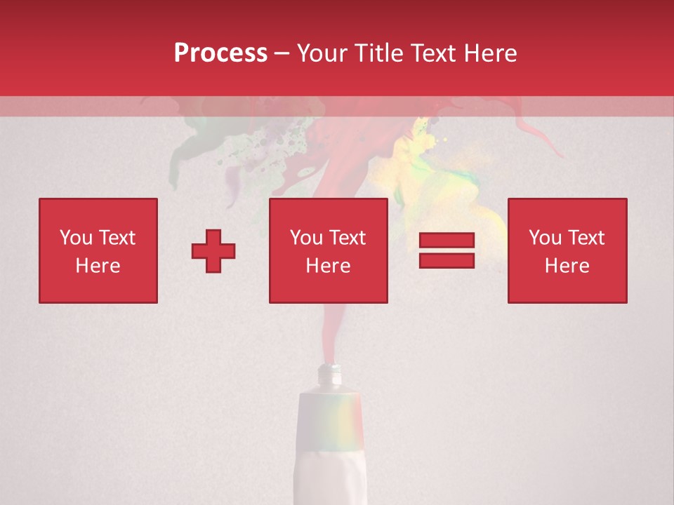 Dye Paint Tube PowerPoint Template