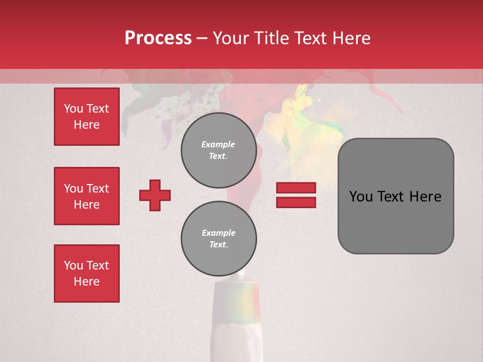 Dye Paint Tube PowerPoint Template