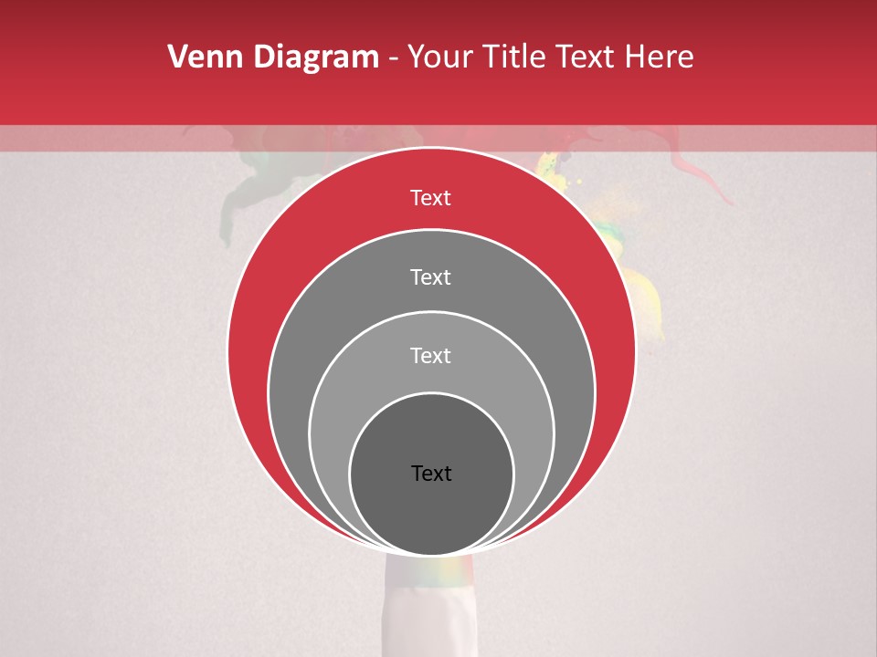 Dye Paint Tube PowerPoint Template