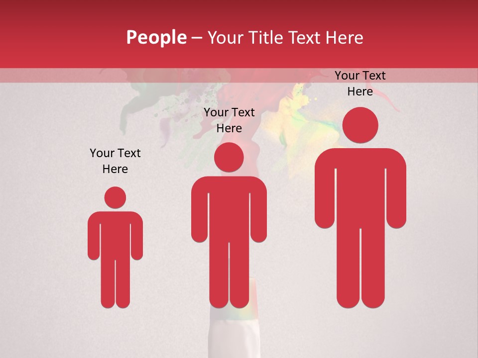 Dye Paint Tube PowerPoint Template