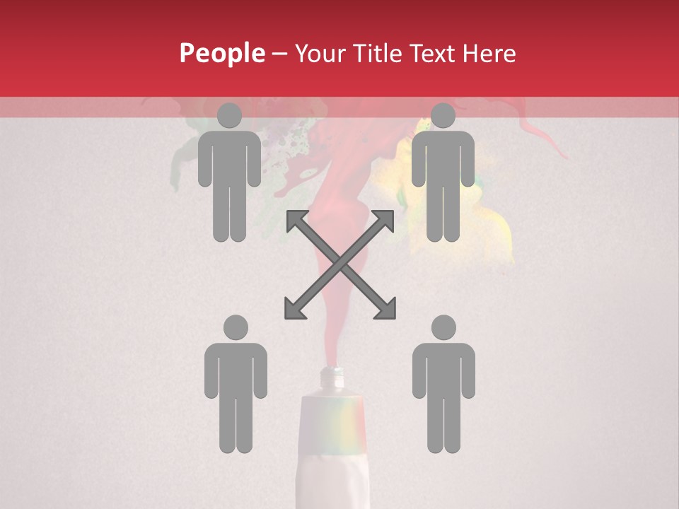 Dye Paint Tube PowerPoint Template