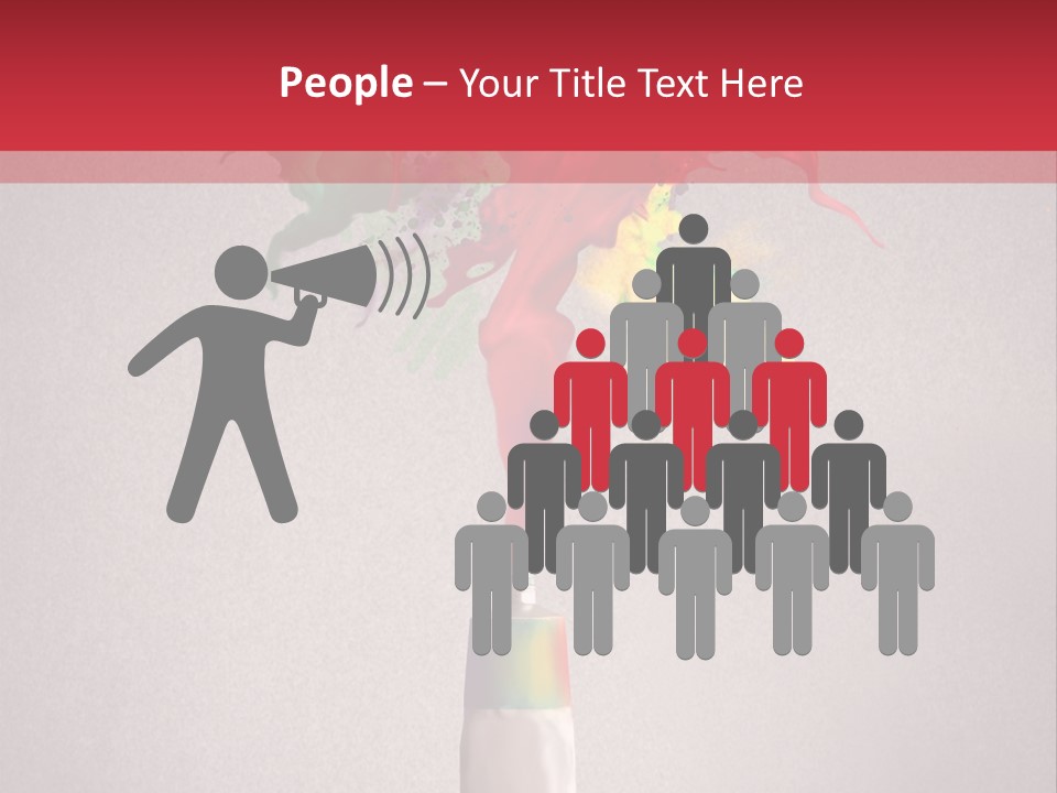 Dye Paint Tube PowerPoint Template