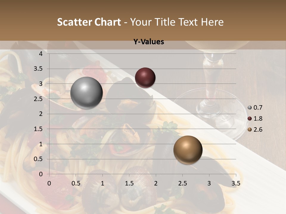 Seafood Clams Spaghetti PowerPoint Template