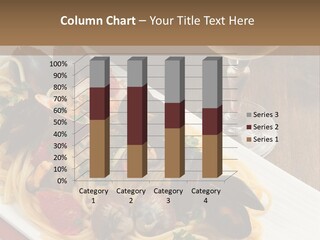Seafood Clams Spaghetti PowerPoint Template