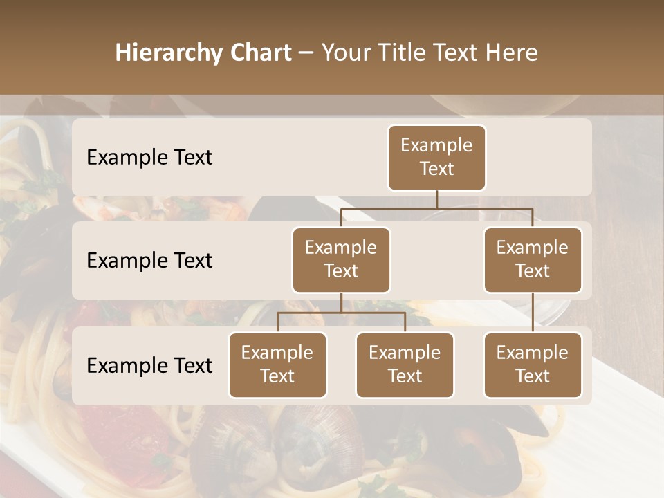 Seafood Clams Spaghetti PowerPoint Template