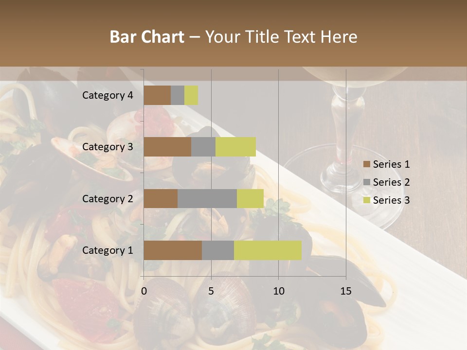 Seafood Clams Spaghetti PowerPoint Template
