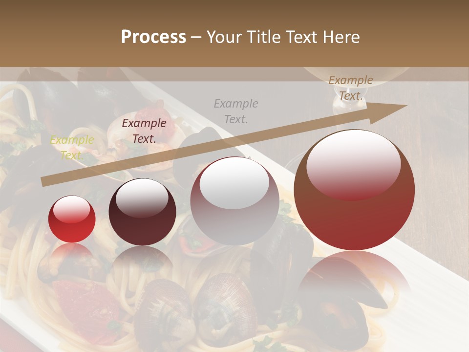 Seafood Clams Spaghetti PowerPoint Template