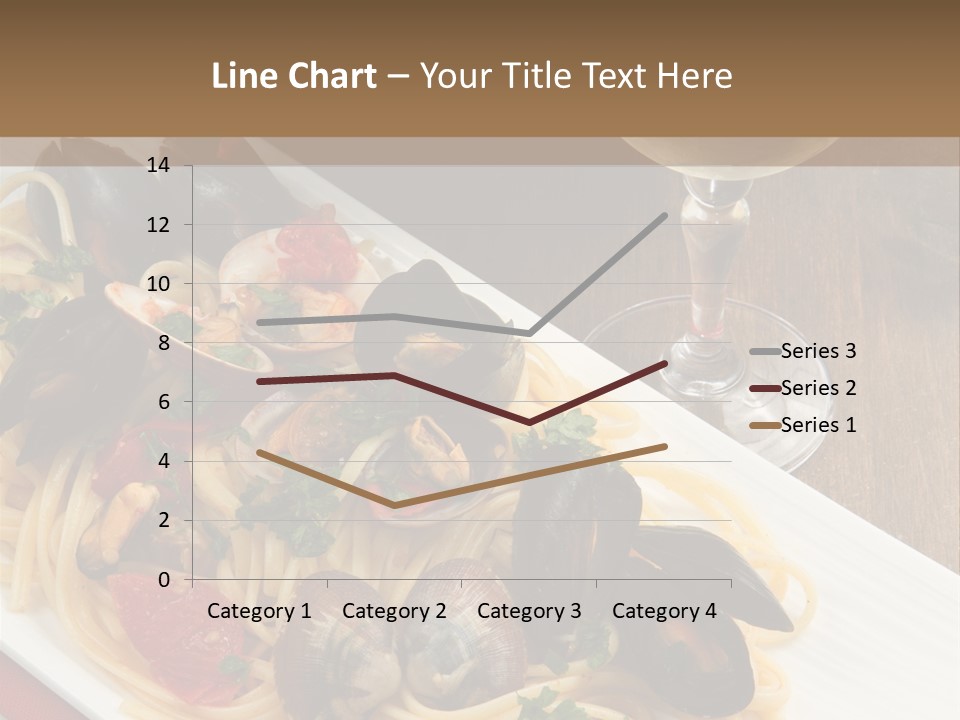 Seafood Clams Spaghetti PowerPoint Template