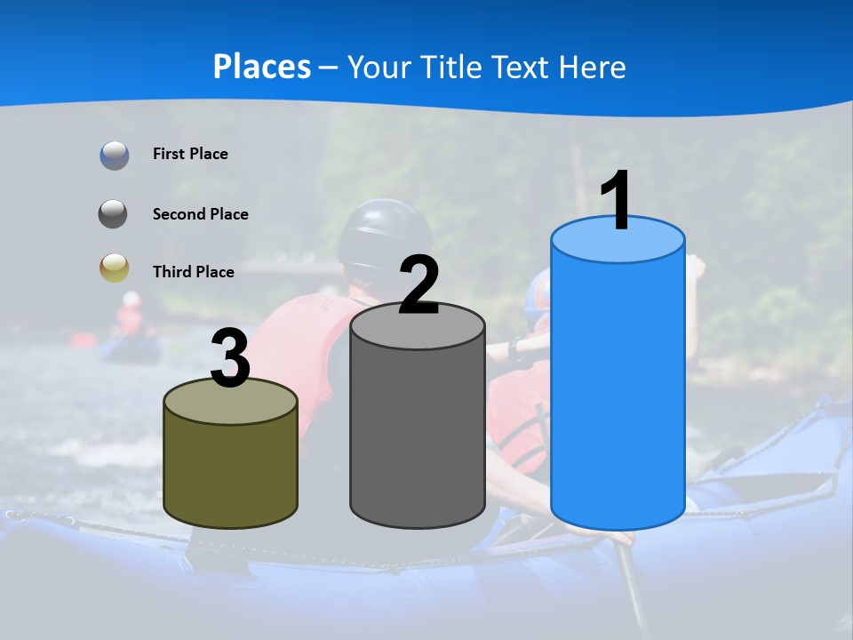 People River White PowerPoint Template