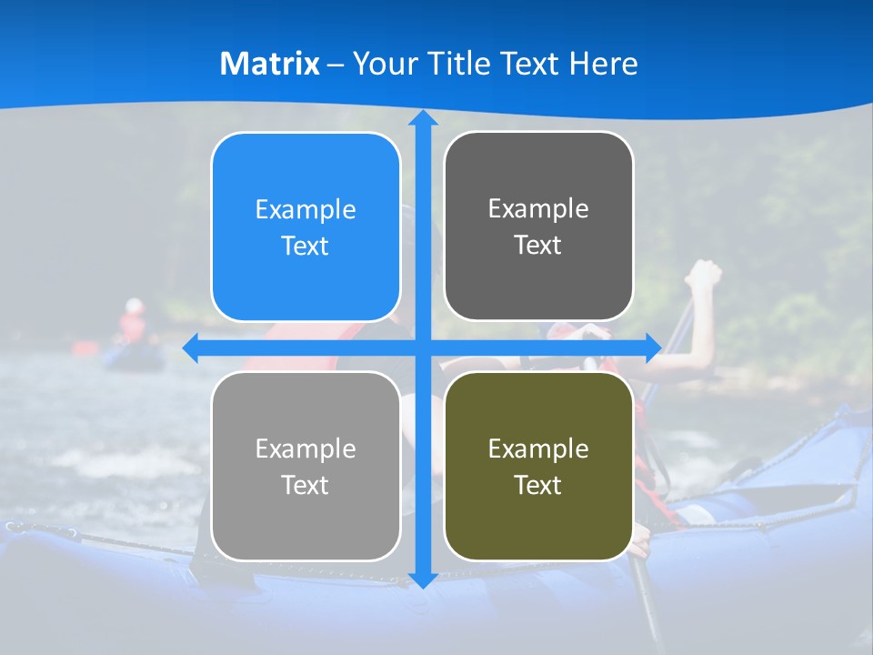 People River White PowerPoint Template