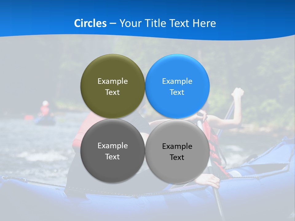 People River White PowerPoint Template