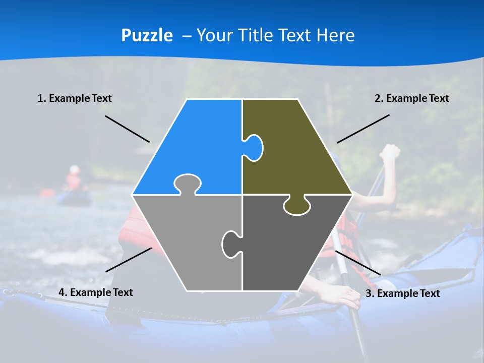 People River White PowerPoint Template