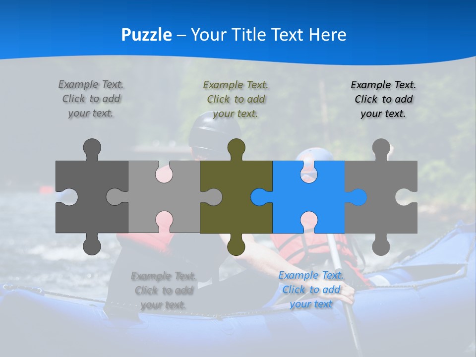 People River White PowerPoint Template