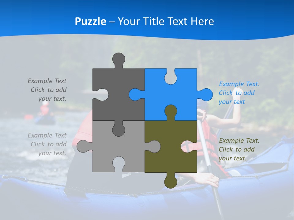 People River White PowerPoint Template