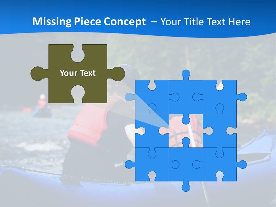 People River White PowerPoint Template