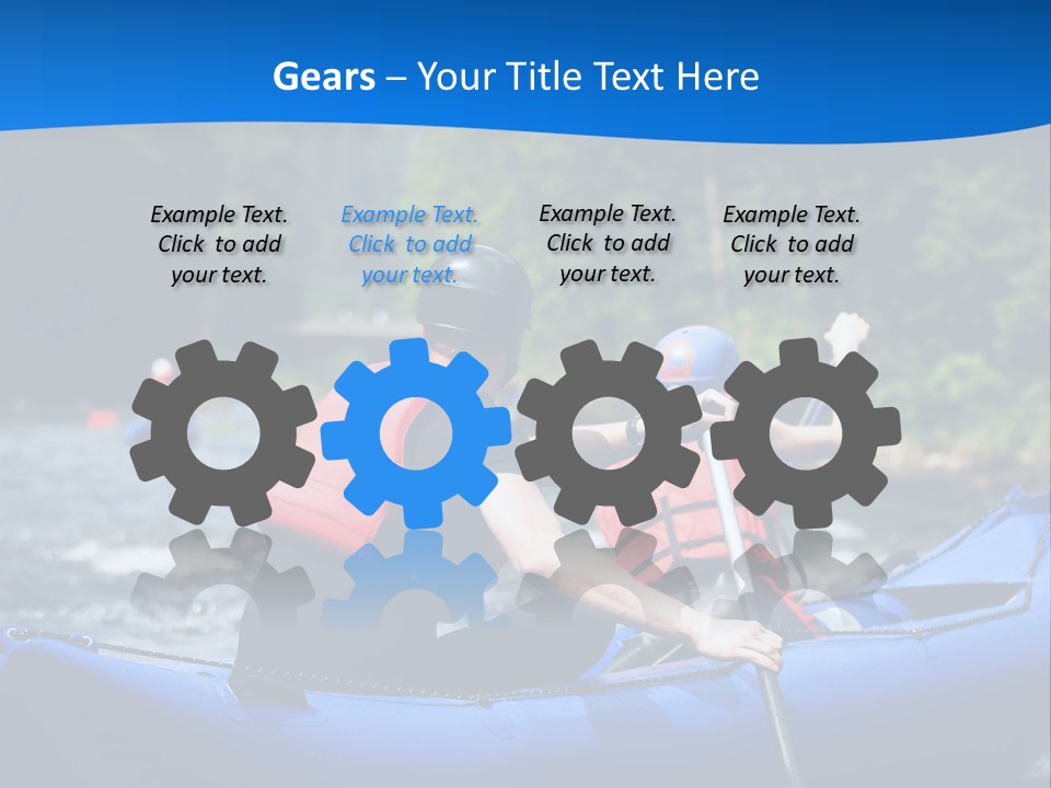 People River White PowerPoint Template