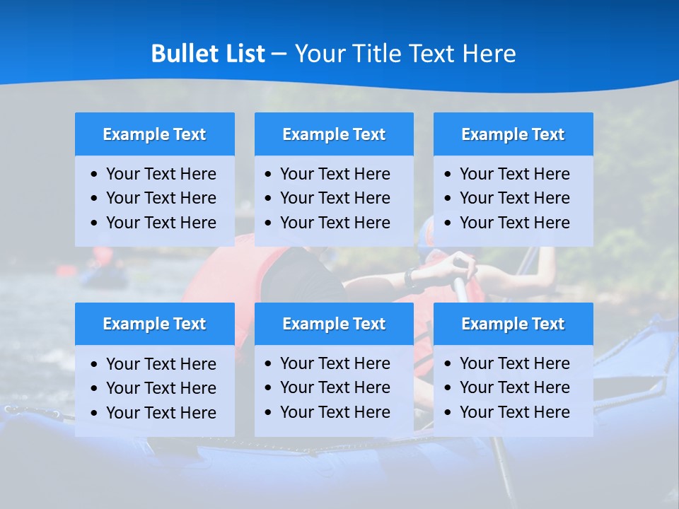 People River White PowerPoint Template