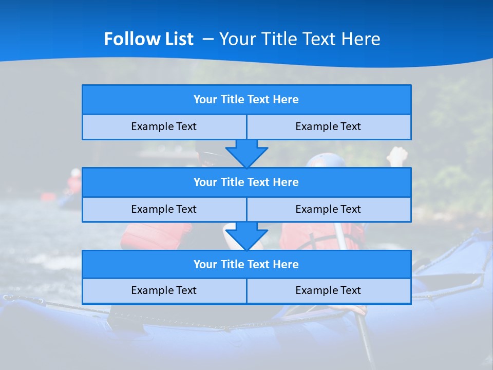 People River White PowerPoint Template