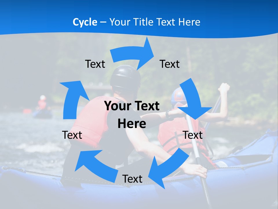 People River White PowerPoint Template