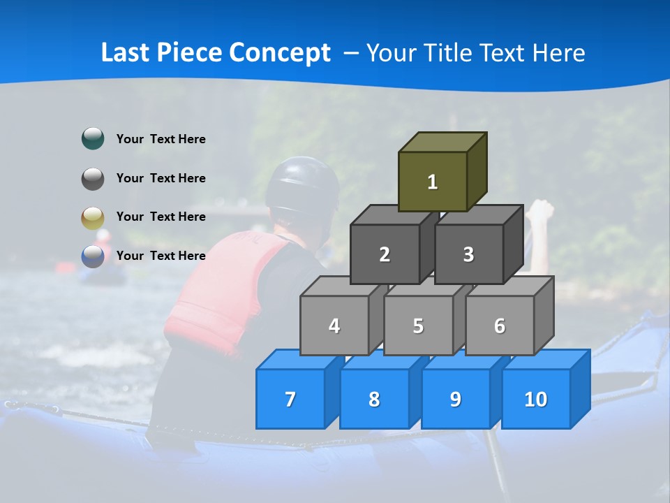 People River White PowerPoint Template