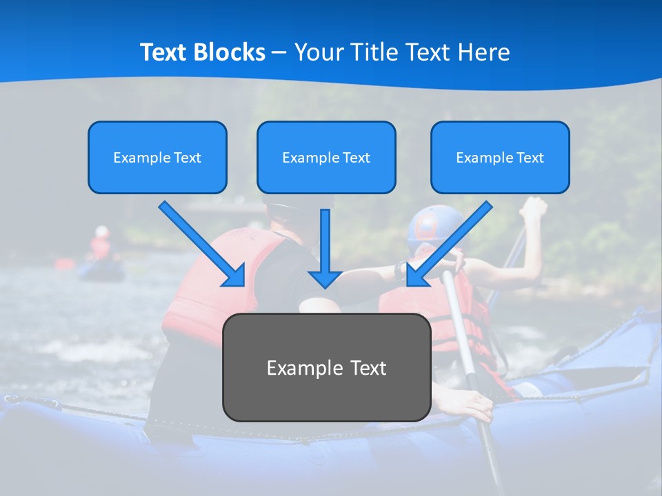 People River White PowerPoint Template