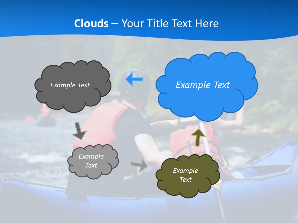 People River White PowerPoint Template