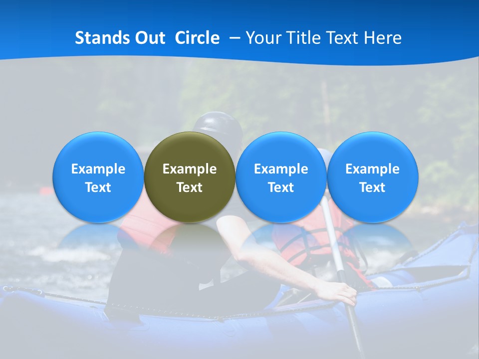 People River White PowerPoint Template