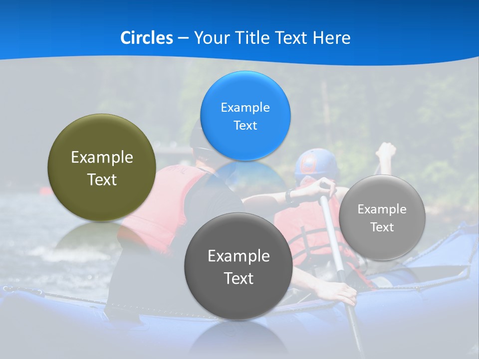 People River White PowerPoint Template