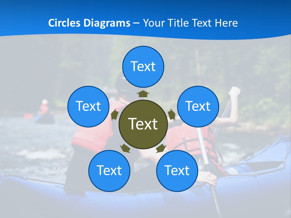 People River White PowerPoint Template