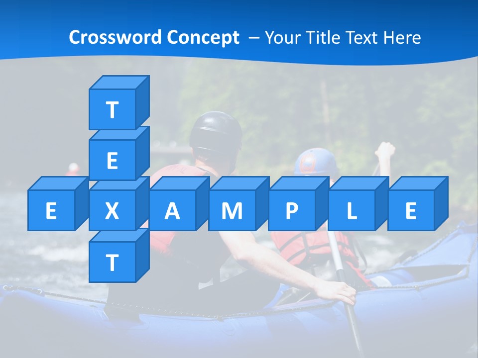 People River White PowerPoint Template