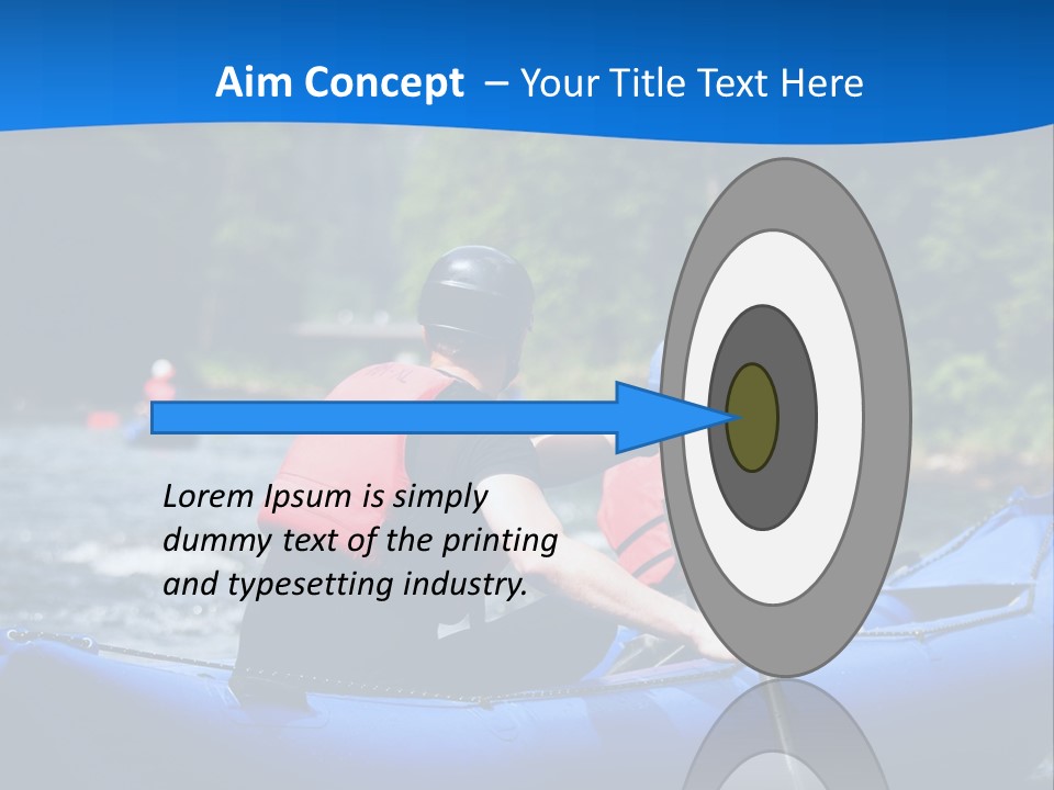 People River White PowerPoint Template