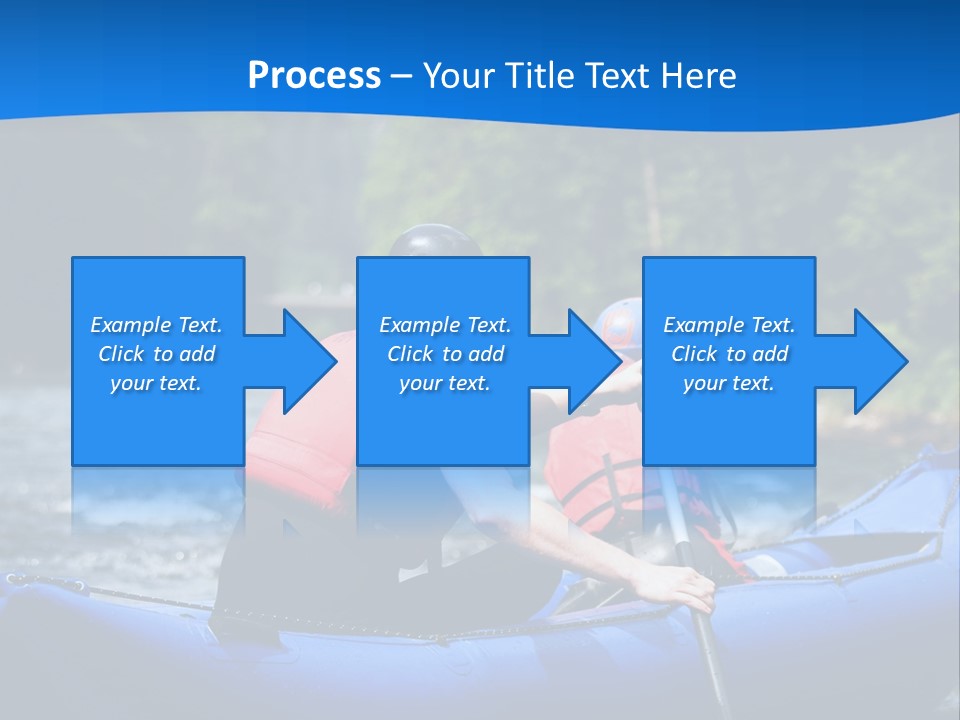 People River White PowerPoint Template